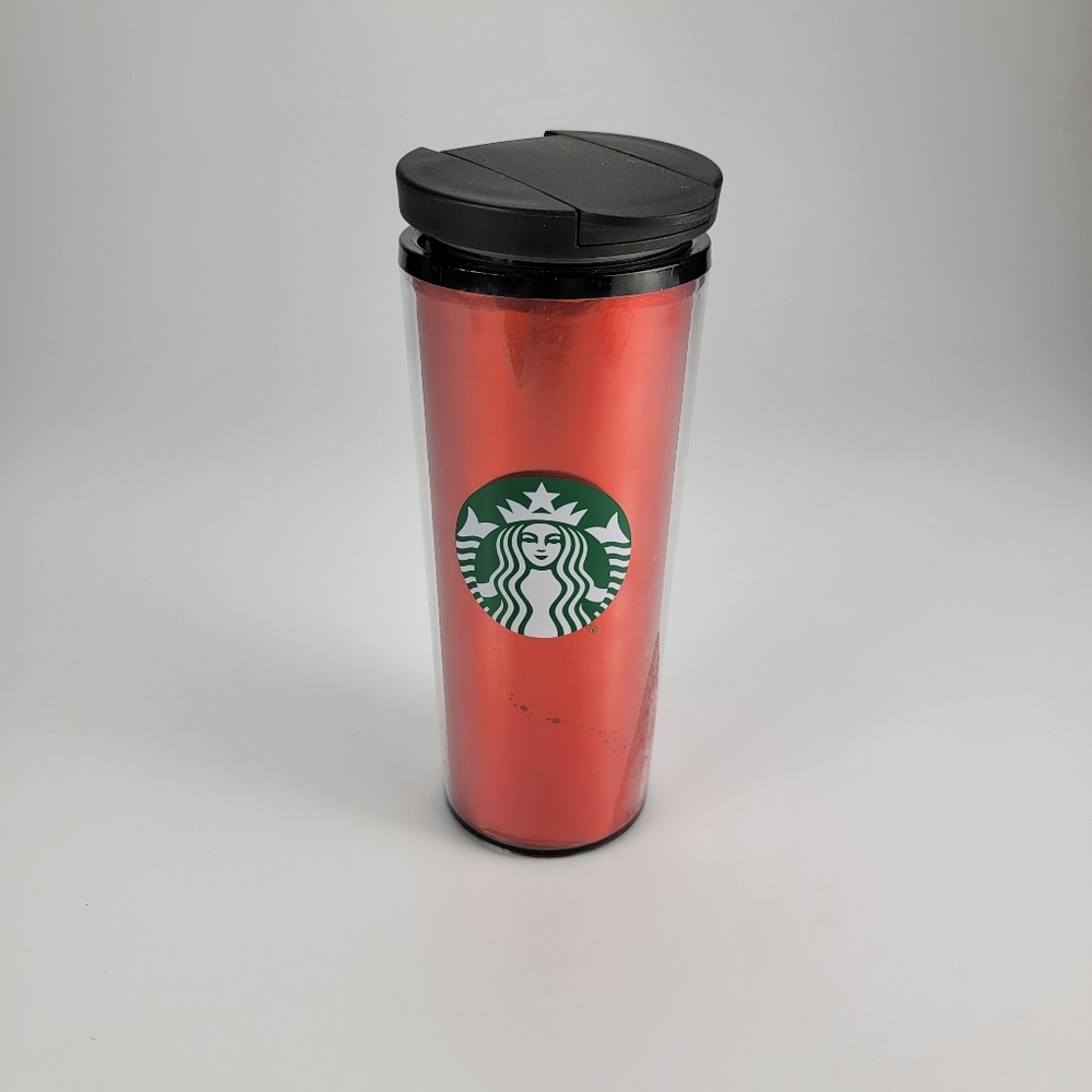 Starbucks Red Travel Mug -16 oz Coffee Tumbler